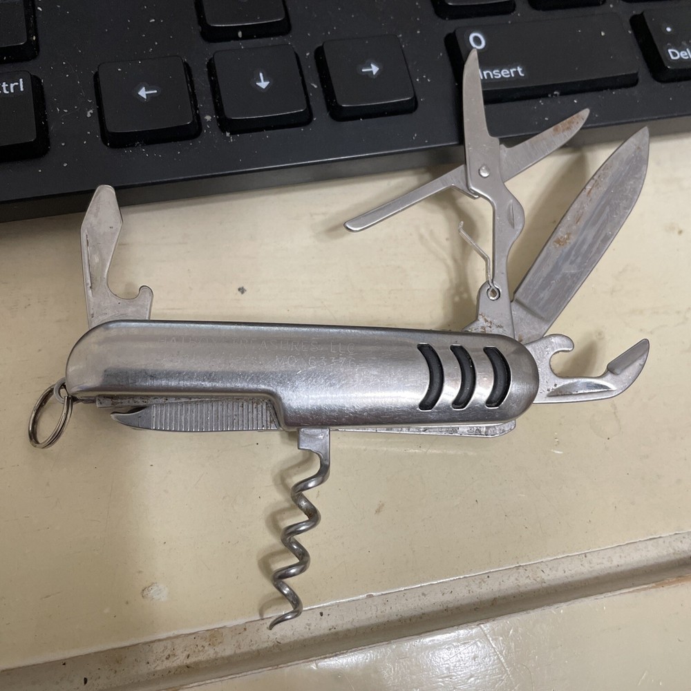 Stainless Corkscrew Bartenders Bottle Opener utility