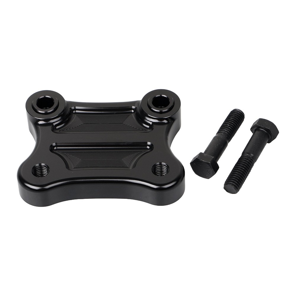 Black Aluminum Pull Plate Bracket For Harley Electra Glide Electra Glide CVO