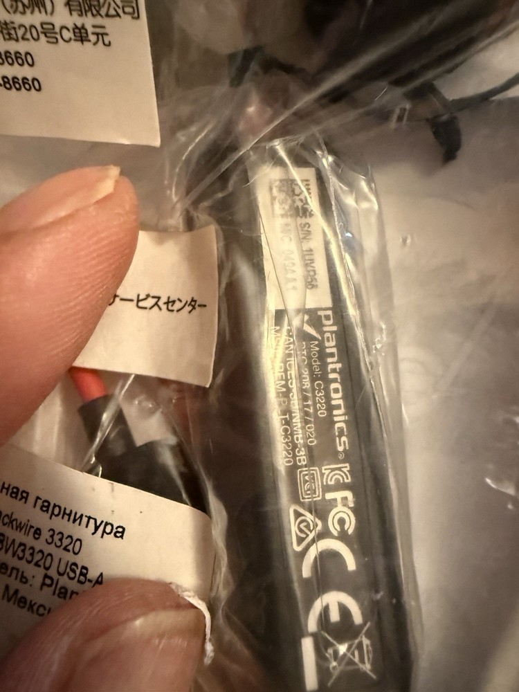 Plantronics Blackwire 3220 USB-A Headset New