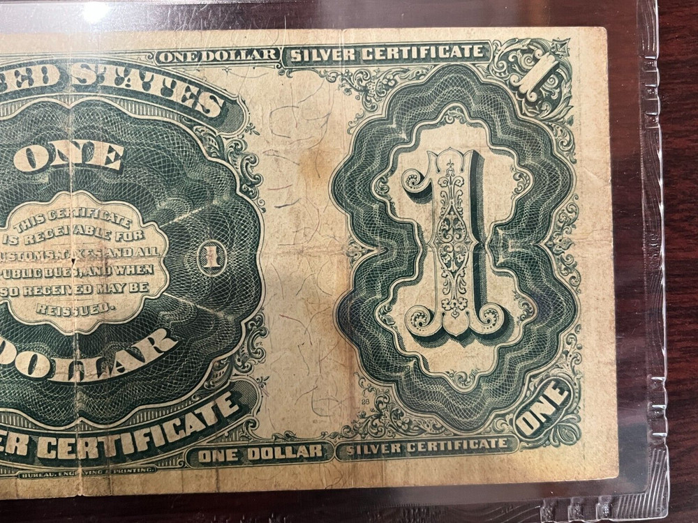 1891 $1 Silver Certificate, Fr#222, PMG VF20