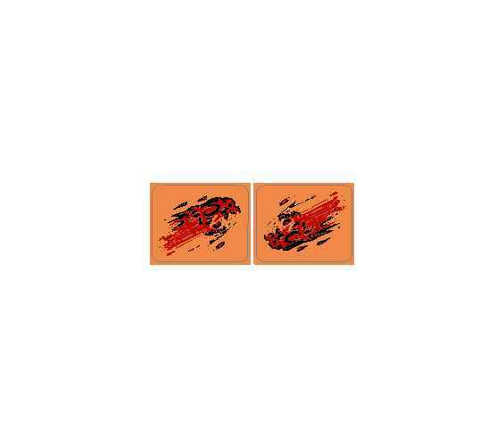 Stern Meteor Pinball Machine Spinner Decal Set
