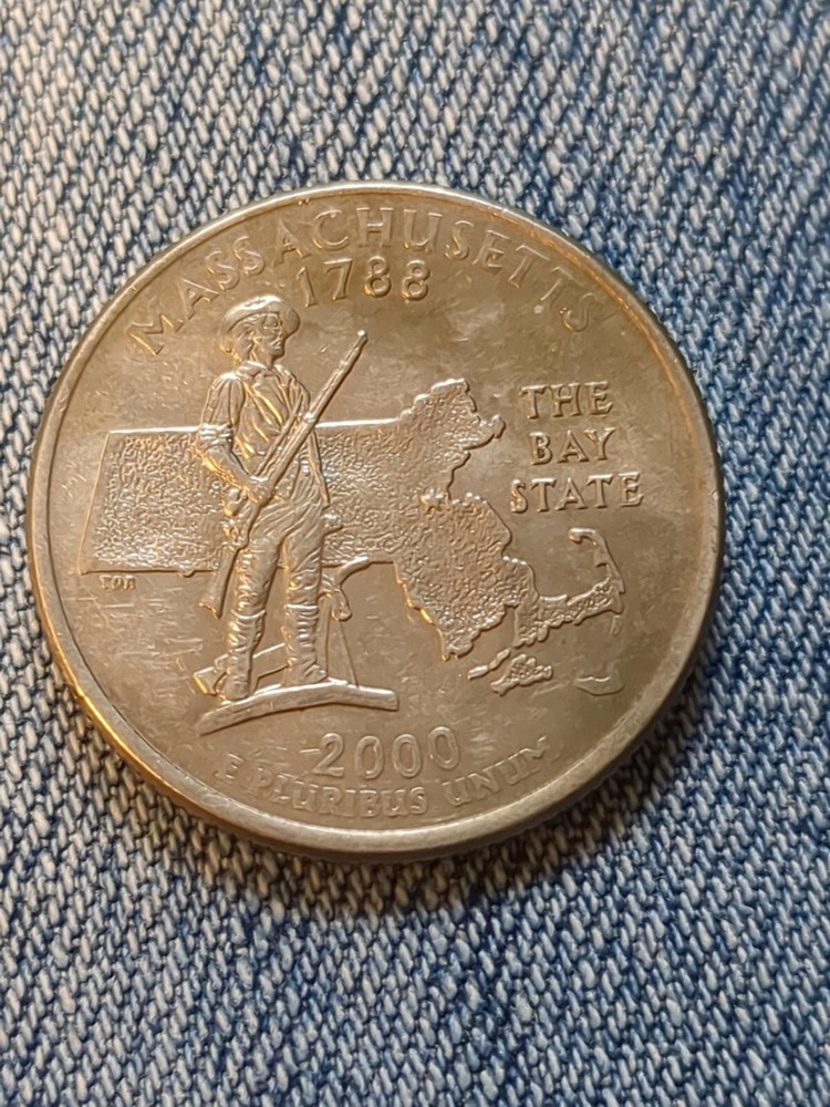 2000 P Massachusetts State Quarter