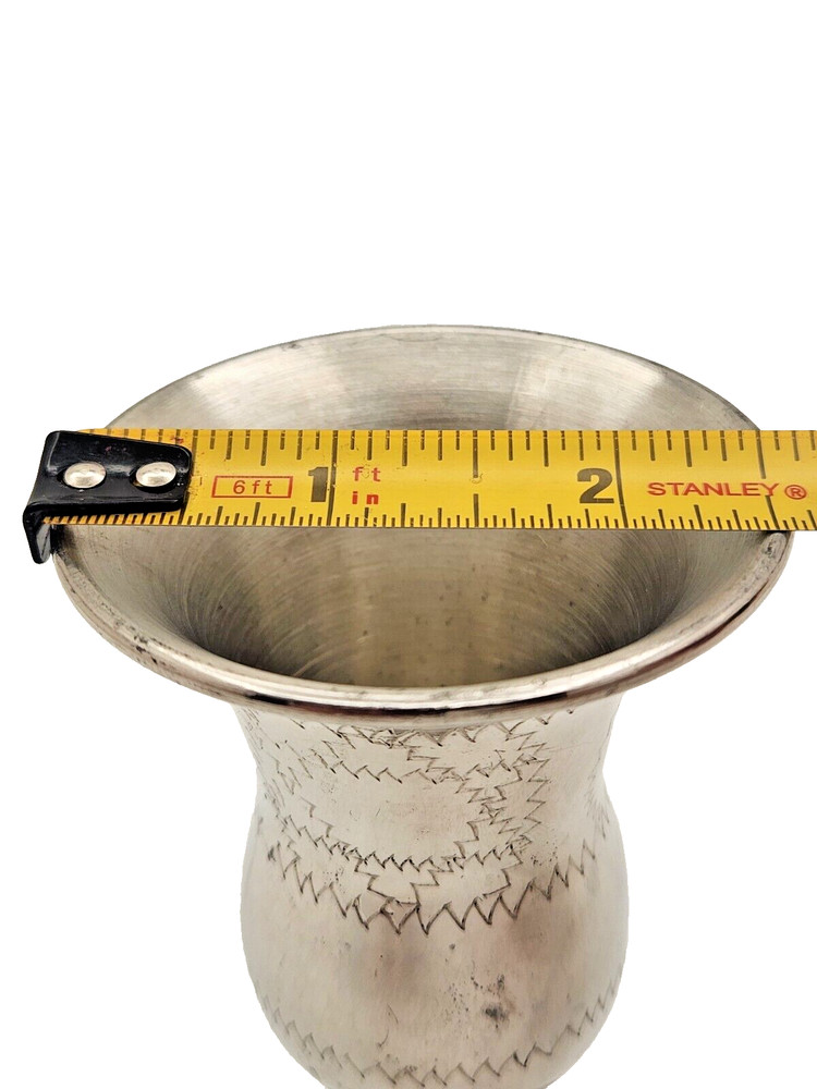 Silver Plated Judaica Kiddush Cup- Vintage