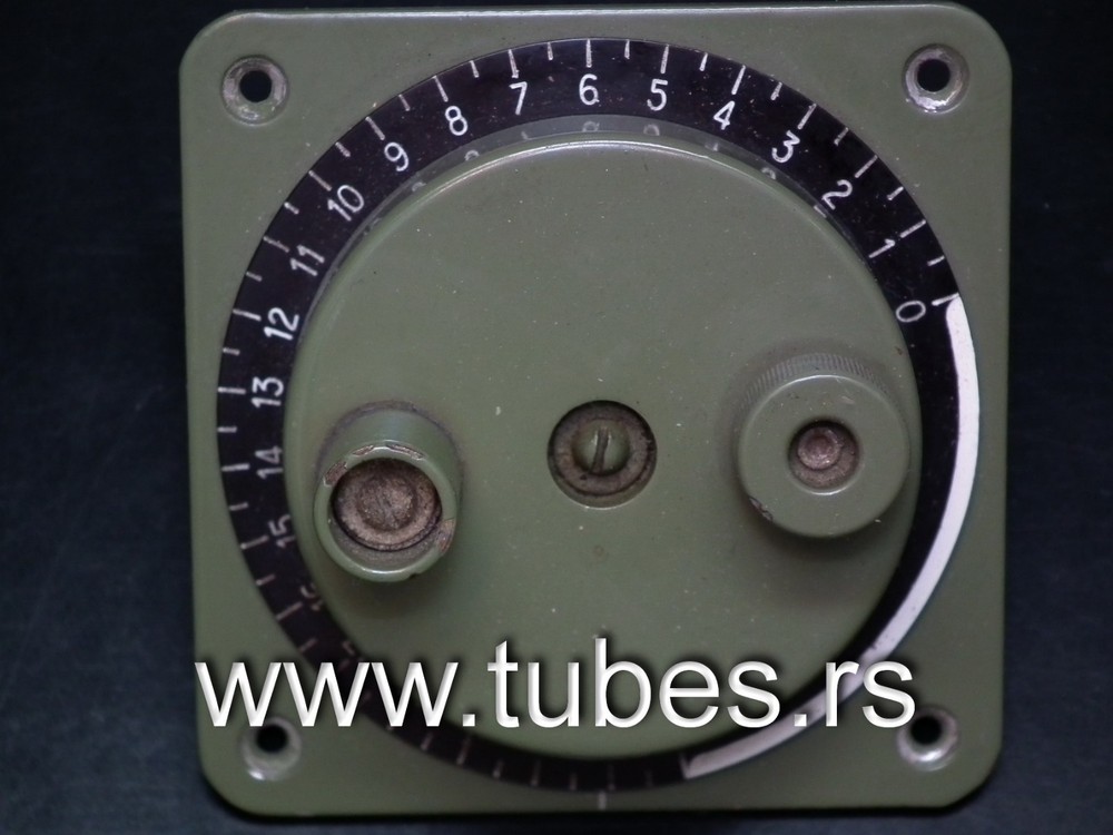Large Vernier Dial Control Knob HF LINEAR AMPLIFIER Antenna Coupler from 60s