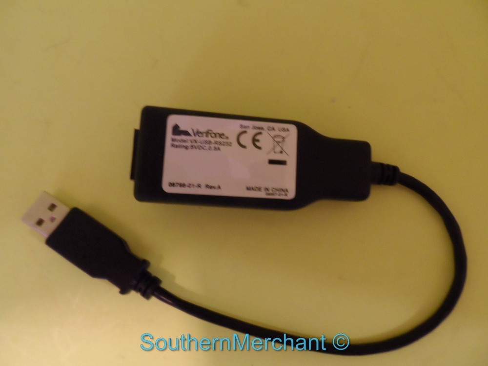 VERIFONE VX520 USB TO RS232 DONGLE