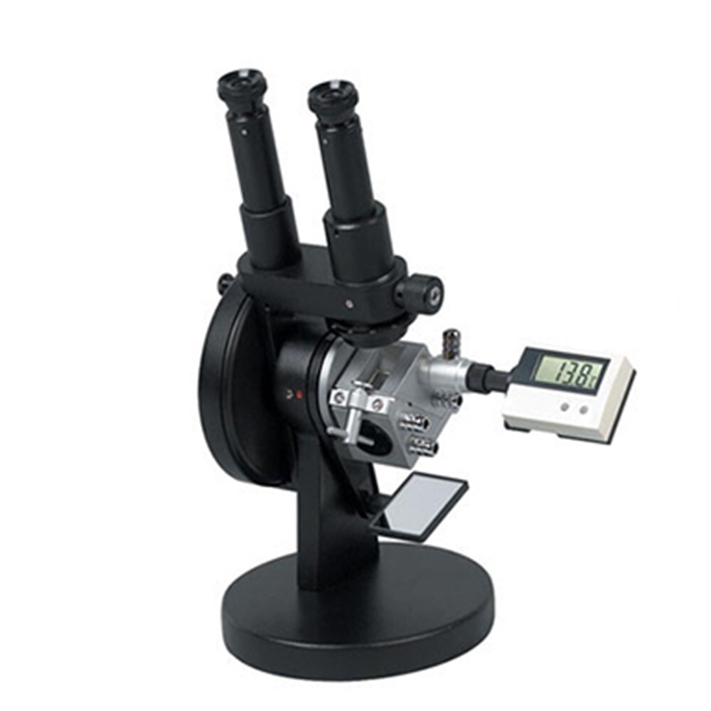 Abbe Refractometer with Binocular Observation Mode Digital Thermometer