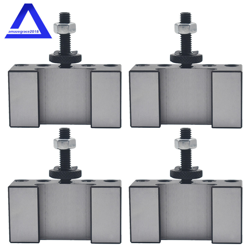 OXA #1 250-001 Quick Change Turning Facing Lathe Tool Post Holder 4Pcs