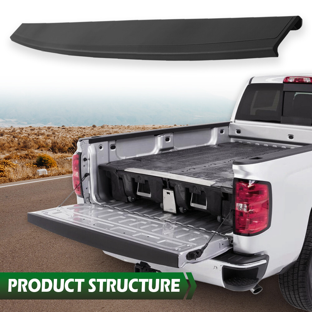Tailgate Molding Cap Protector Fit For 2014-2019 Chevy Silverado/GMC Sierra