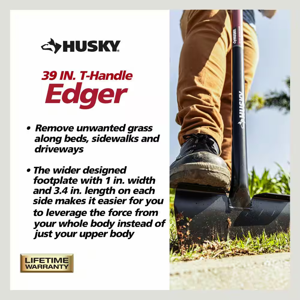 34 In. T-Handle Edger