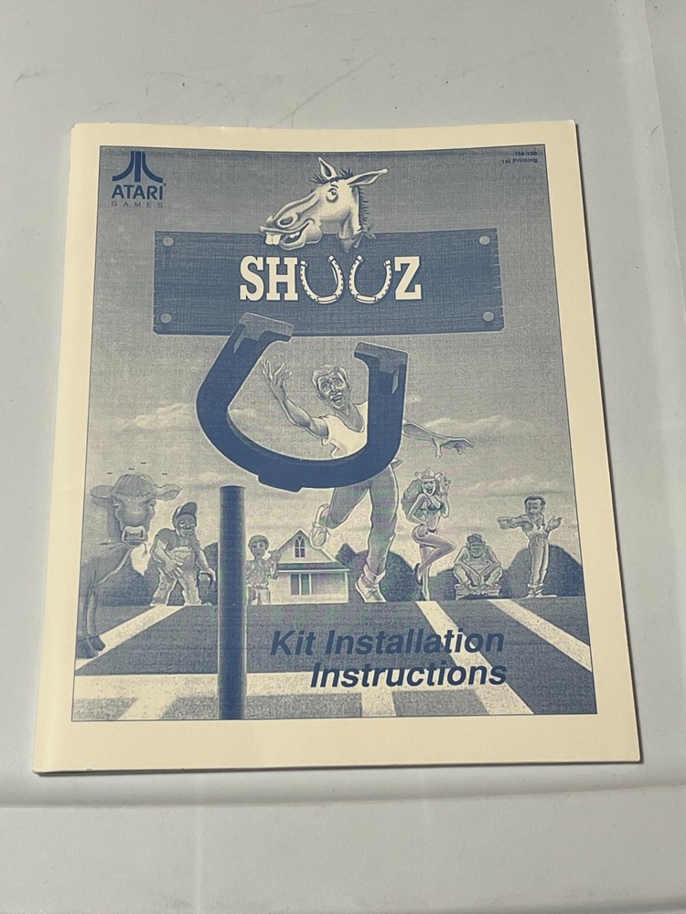 1990 ATARI SHUUZ KIT INSTALLATION MANUAL