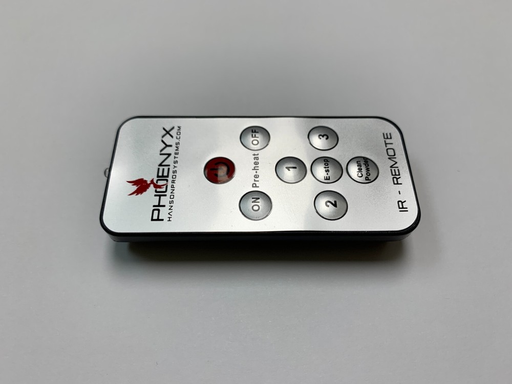 Hanson ProSystems Phoenyx Cold Spark Fountain IR Remote Control V1.0