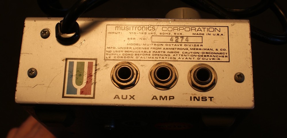 Vintage 1970's Mutron Octave Divider