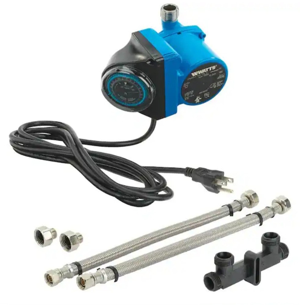 Watts Hot Water Recirculation System, Heat H2O, 24 Hr Programmable Timer