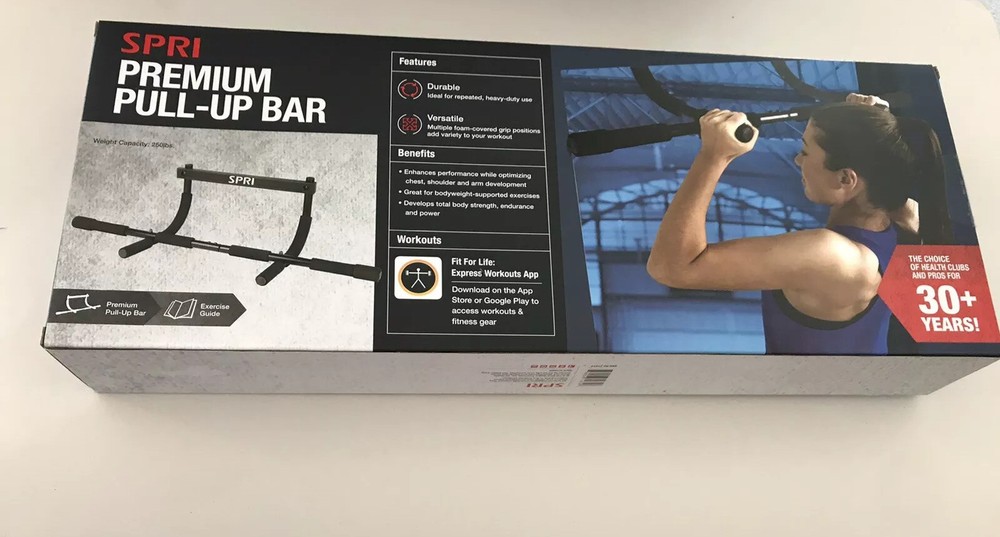 SPRI Premium Padded Pull Up Bar NEW