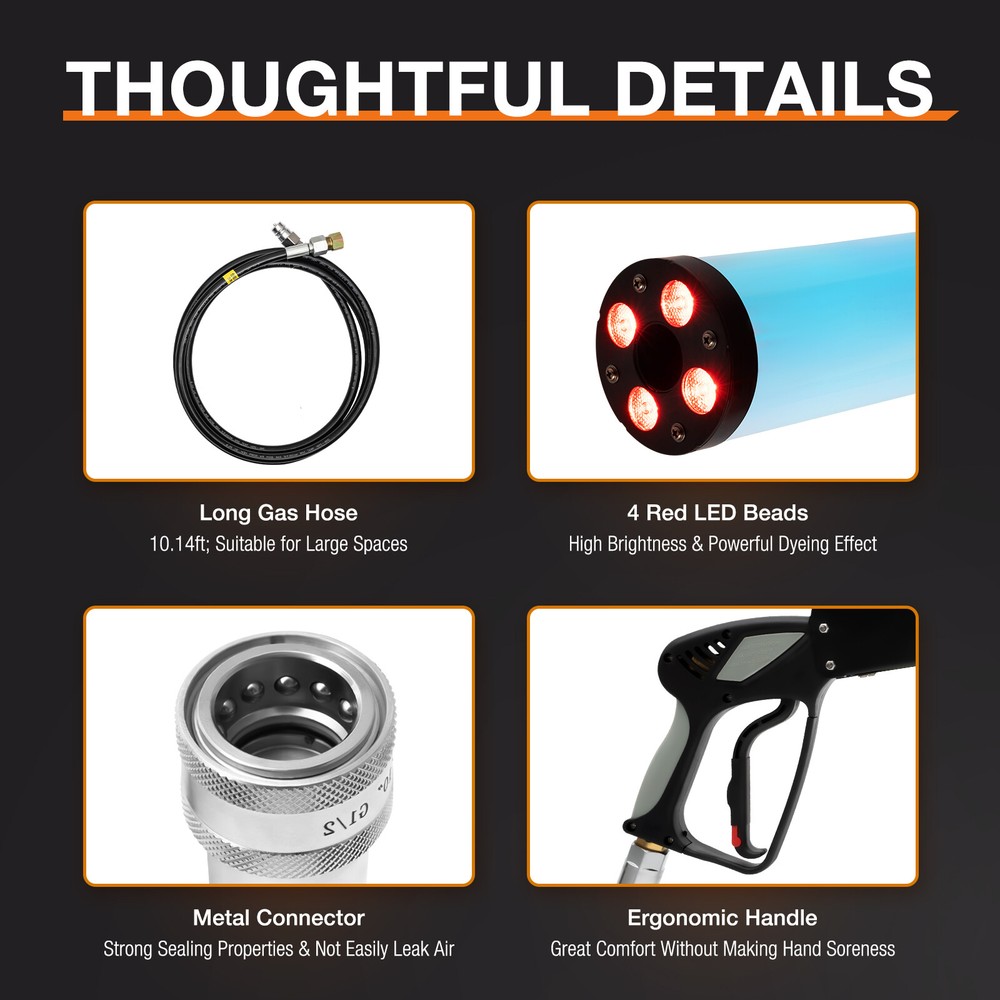 Stage High Quality Handheld LED CO2 Manual Control Smoke Machine Dry Ice Machine