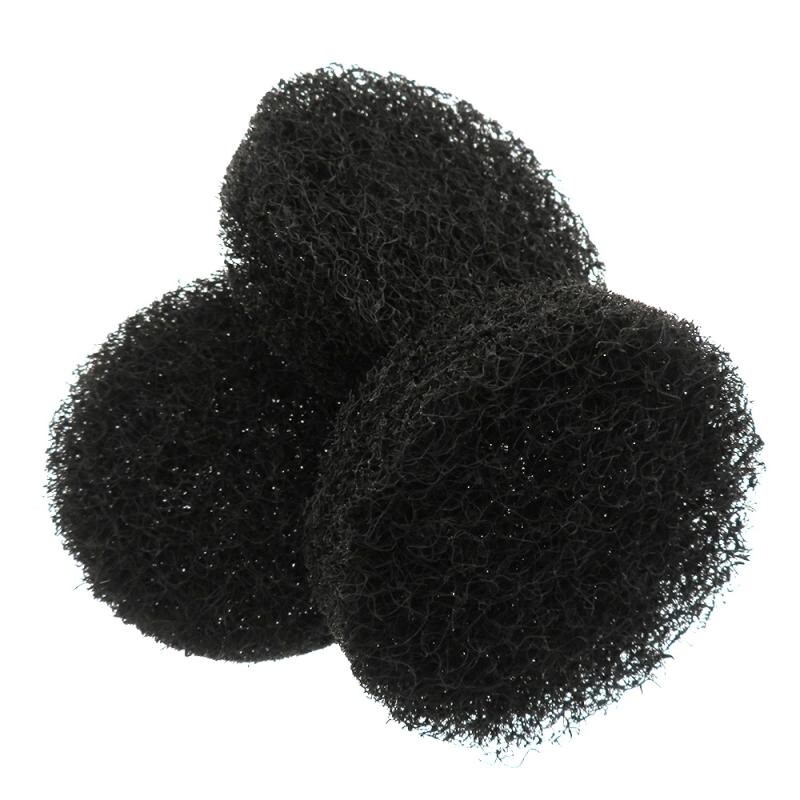 Quality 4 Inch 100mm Bathroom Home Cleaning Brush Nylon Powered Scrub Pad Black