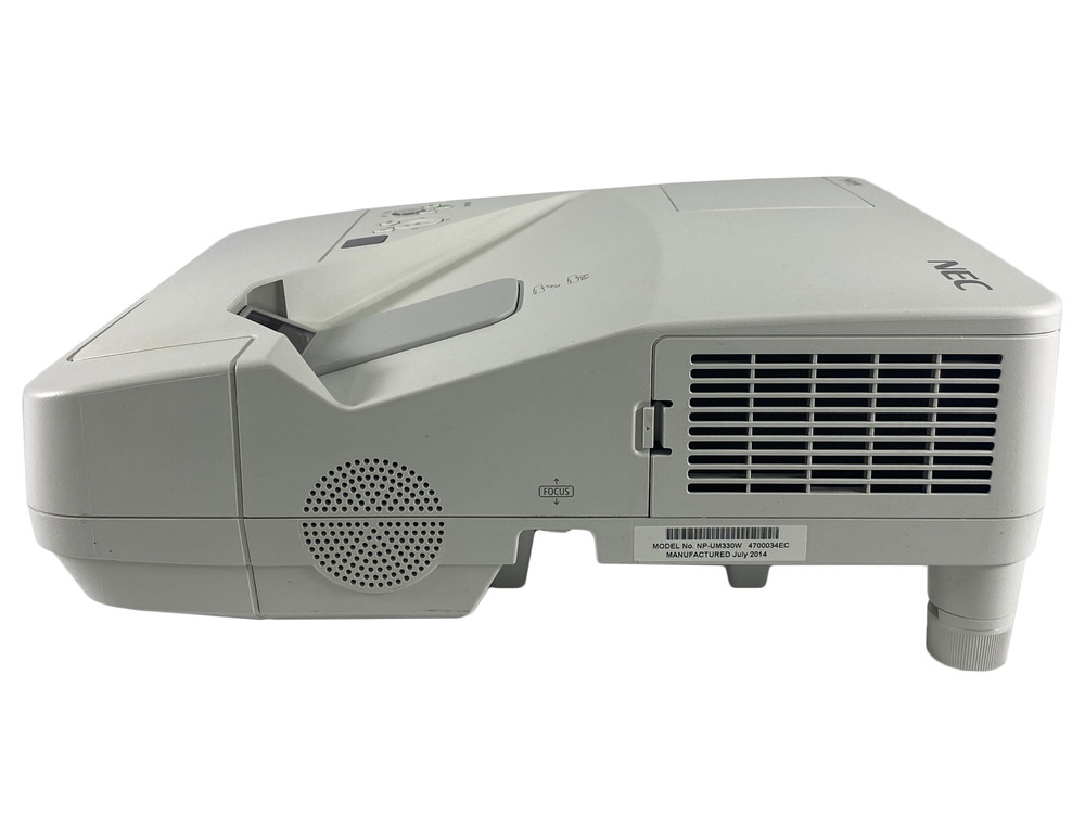 NEC NP-UM330W 3LCD Projector UST ECO Mode Widescreen Interactive HDMI w/Bundle