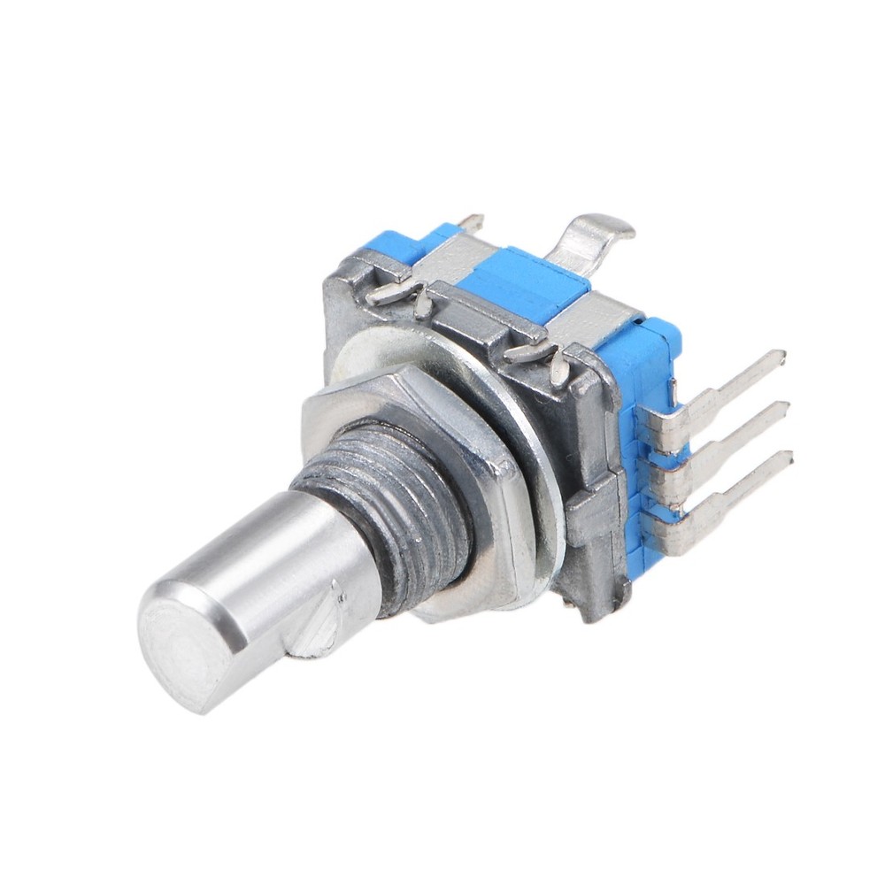 5pcs 360 Degree Rotary Encoder Code Switch Digital 7 Pins 15mm D-Shaft