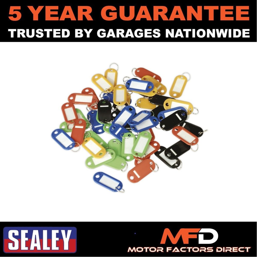 Sealey Key Tag Assortment 50pc SKTAG50