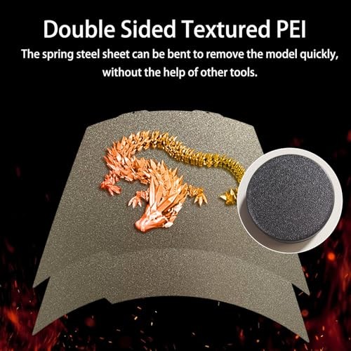 3D Printer Platform Double Sided Textured 184x184mm Double Side Textured PEI
