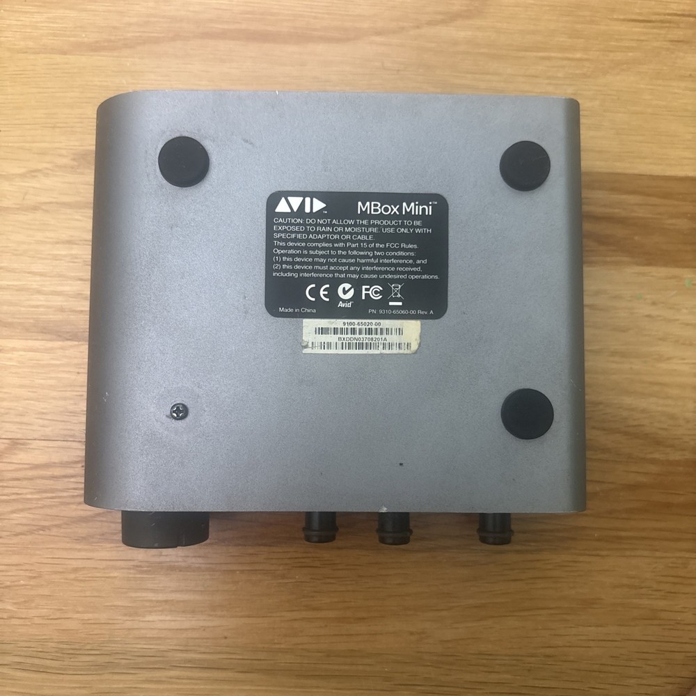 AVID MBox Mini USB Audio Interface Tested Working