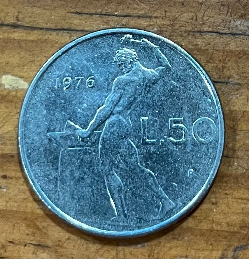 1976 R Italy 50 Lire