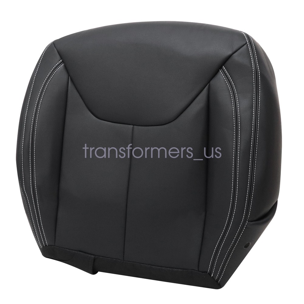 For Jeep Wrangler Rubicon 2013-2017 Driver Side Bottom Seat Cover Leather Black