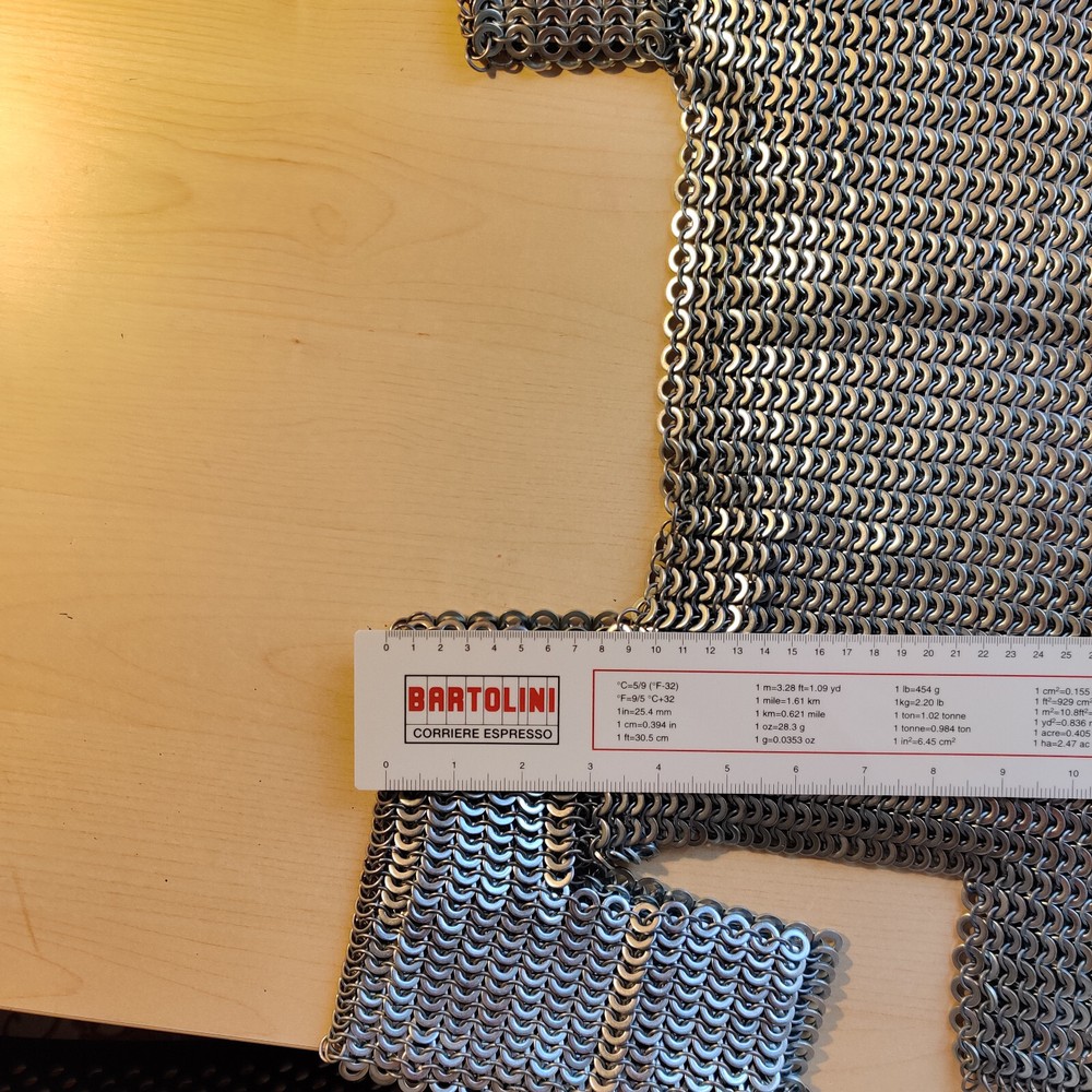 special construction knitting cotta - chain mail special construction