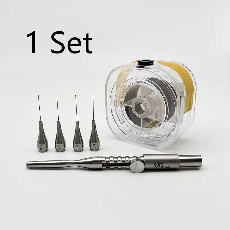 Dental Broken File Extractor Needles Removal Restoration Kit Root Canal Files