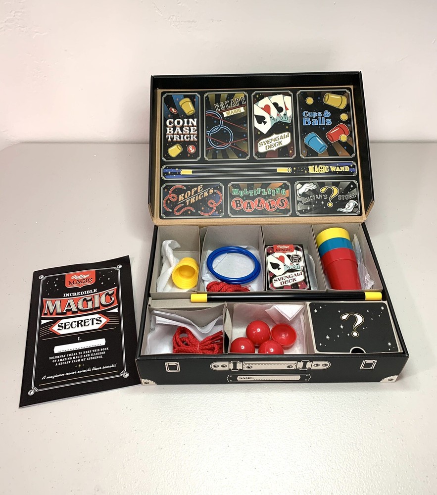 Ridley's Magic The Incredible Magic Set - Svengali Deck, Cup & Balls,
