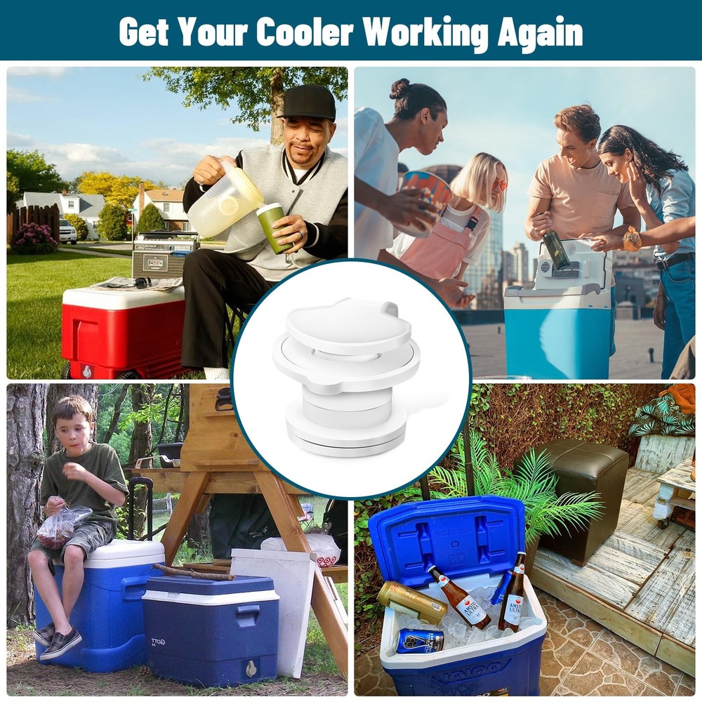 Cooler Drain Plug Replacement for Coleman Cooler Standard Drain Plug Assembly...