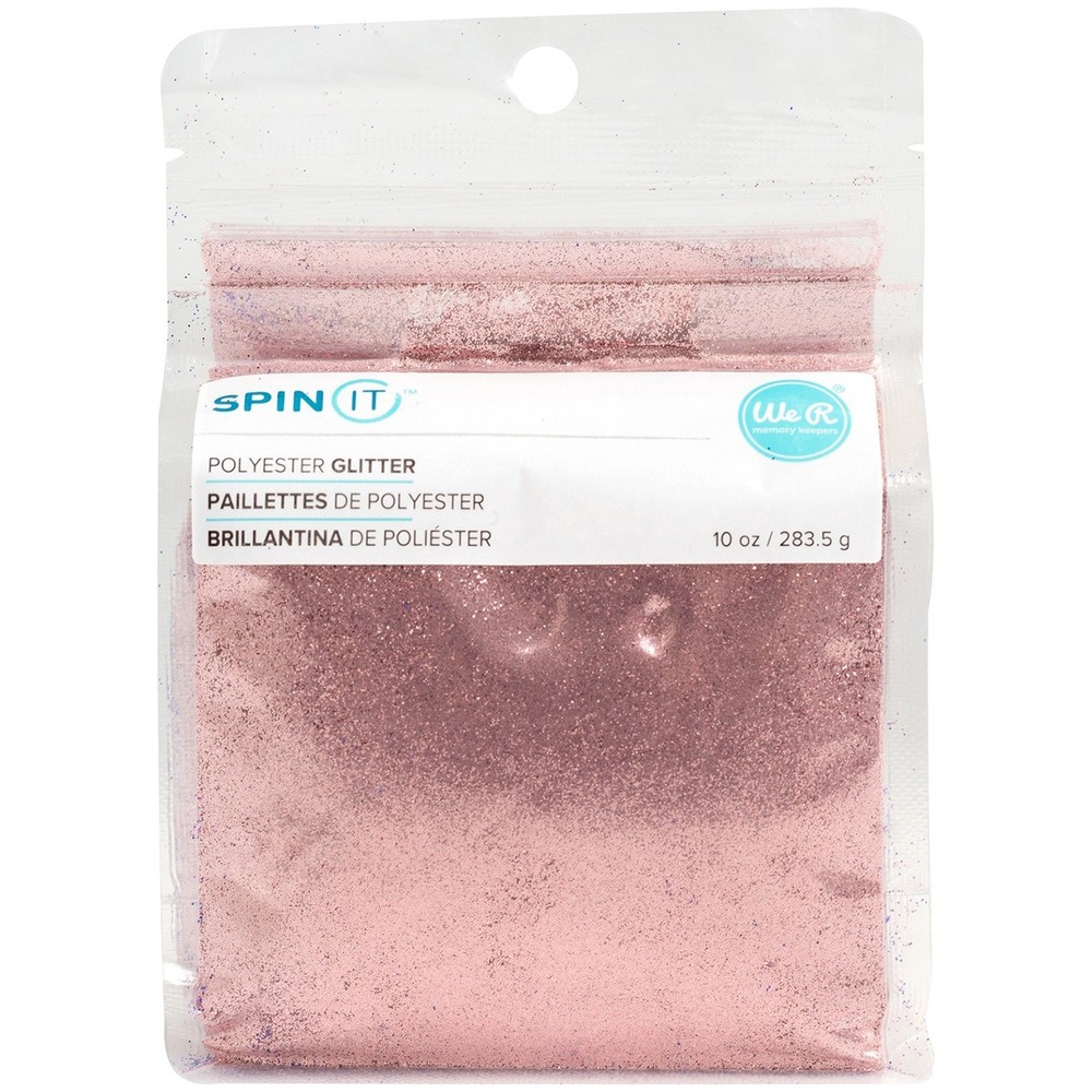 We R Spin It Extra Fine Glitter 10oz-Rose Gold