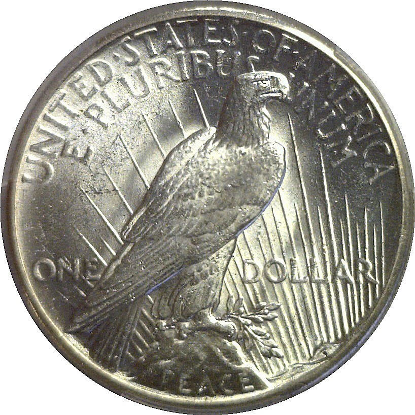 1928 Peace Dollar PCGS MS-62