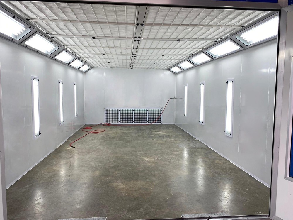 Cross Draft Paint Booth