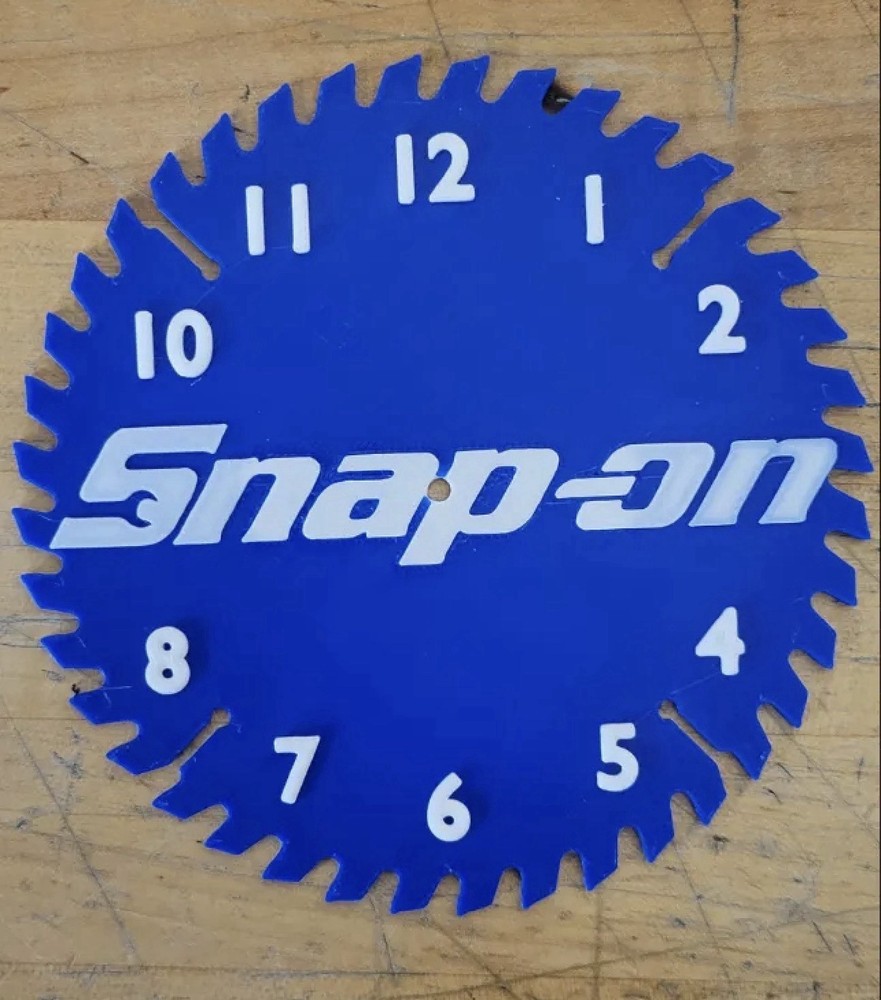 SNAP-ON Saw Blade Clock