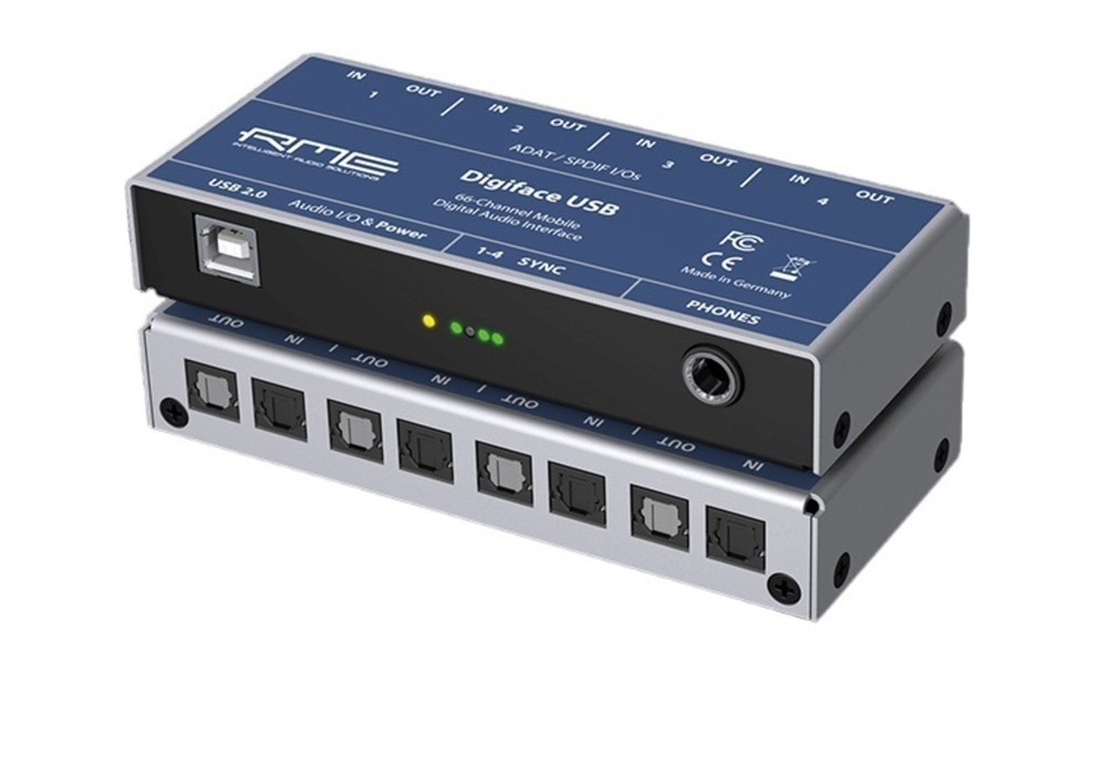 RME Digiface USB USB Digital Audio Interface with 4 Optical Inputs/Outputs