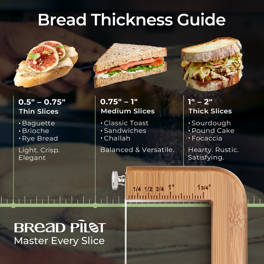 KeeCHEE® Adjustable Bread Slicer for Homemade Bread