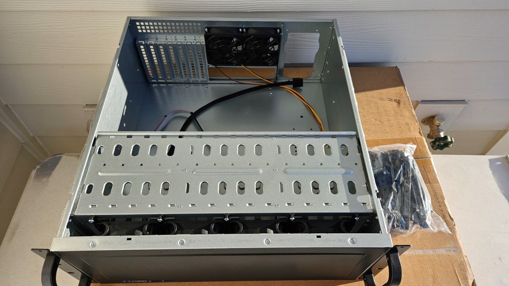 4U Rackmount Server Ai 19" Short Depth Chassis Computer Case 15-Drive Bays
