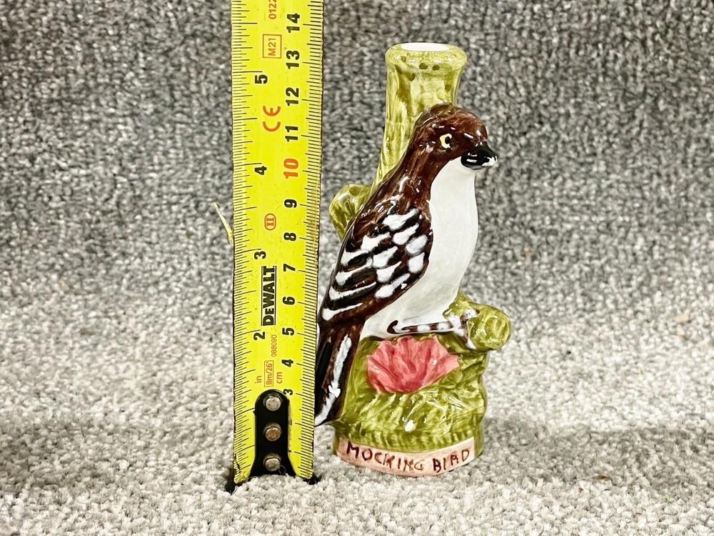 VINTAGE GARNIER 1971 EMPTY OLD BIRD ON TREE BOTTLE