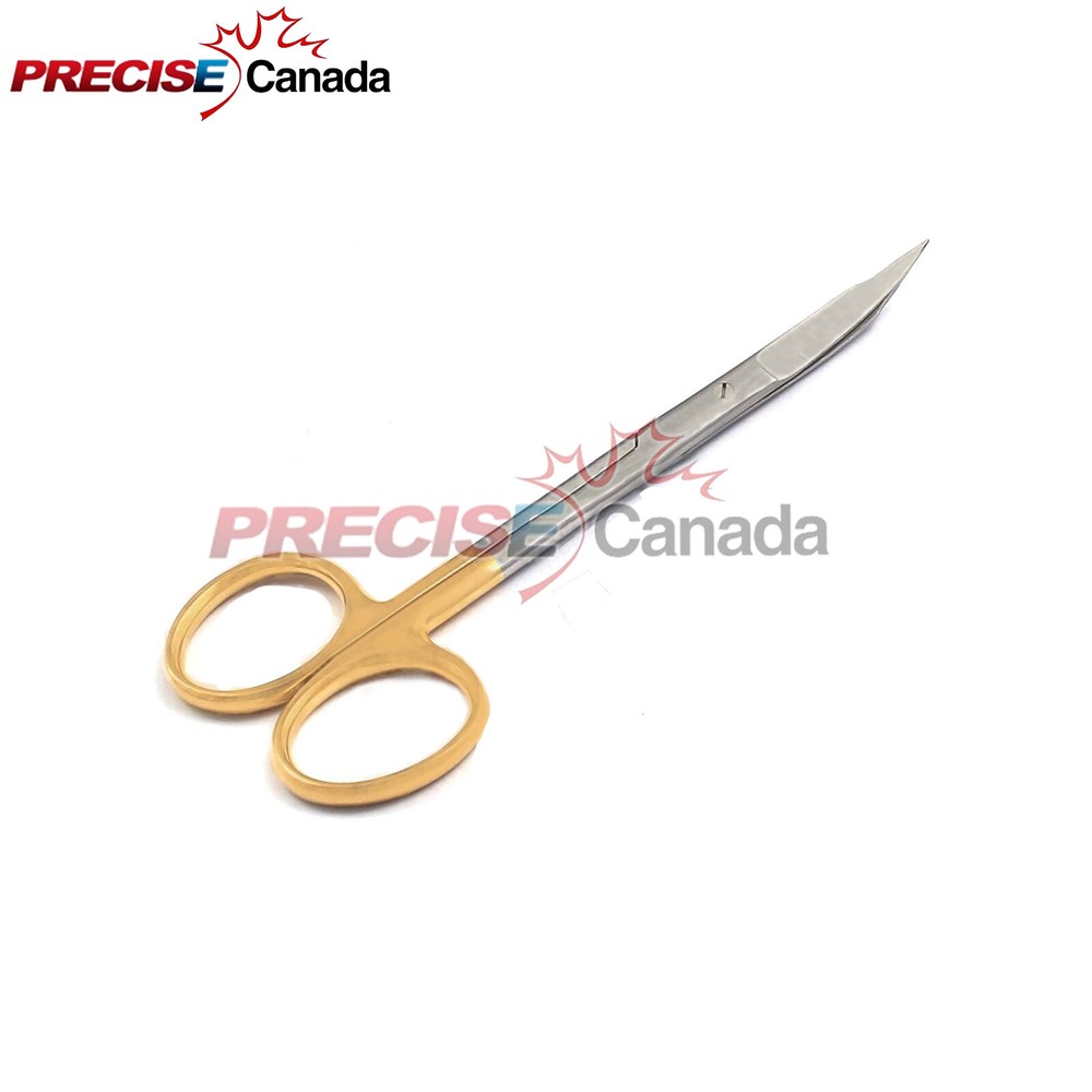 Stevens Tenotomy Scissors 4.5" Delicate Scissors Curved Gold Handle