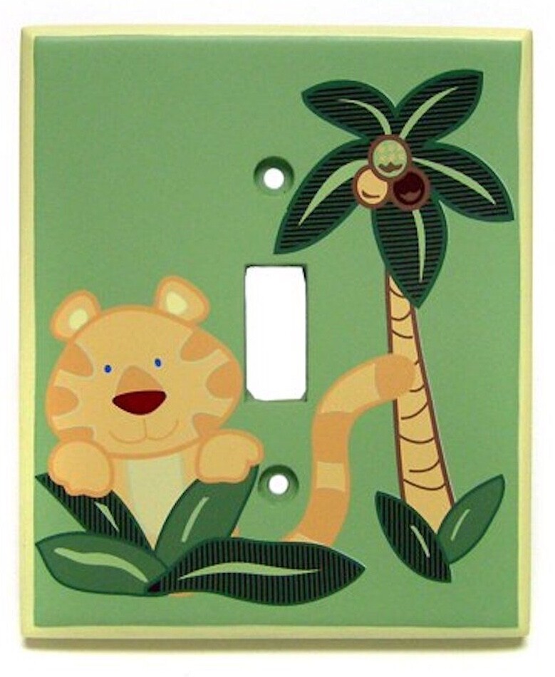 Jungle Babies Switch Plate Cover by NoJo