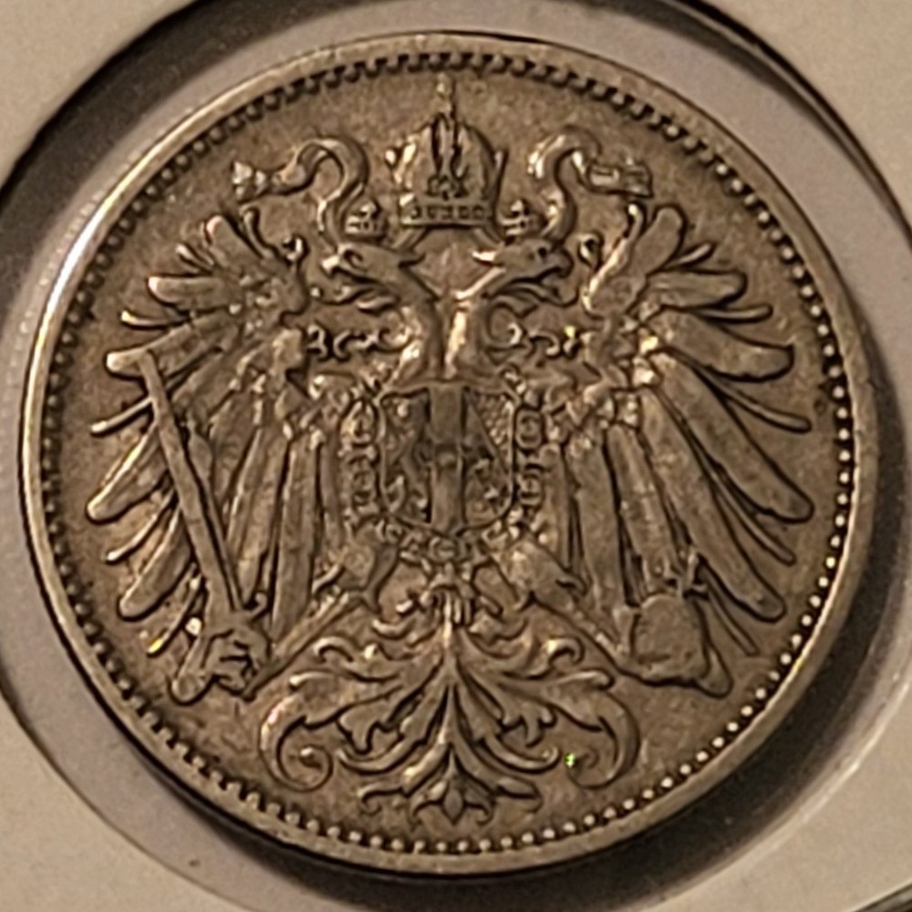 Austria 1895 20 Heller Coin