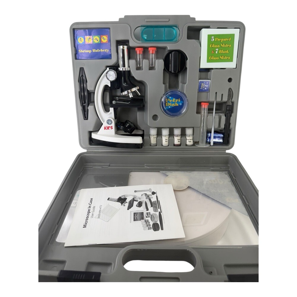 AmScope Kids Beginner Kit Biological Microscope - Open Box See Description