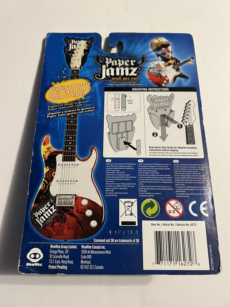 WowWee Paper Jamz Guitar Wall Mount