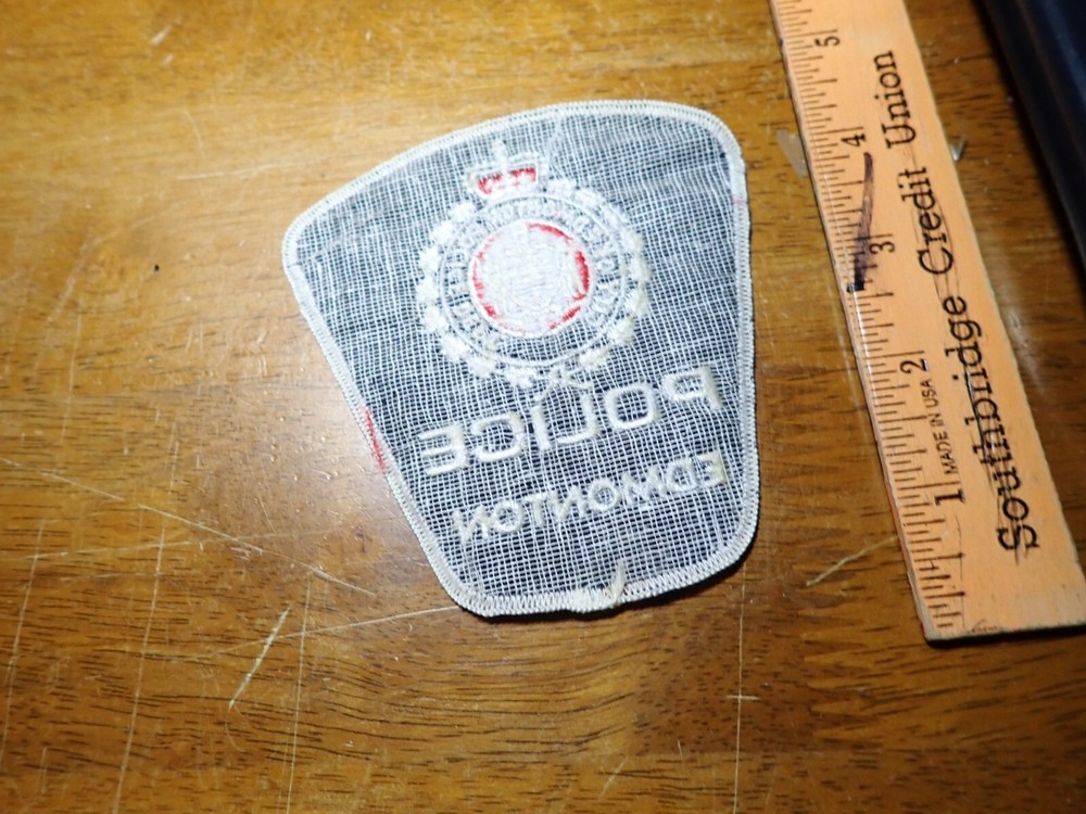 EDMONTON CANADA EARLY OBSOLETE VEST PATCH BX 6 #8