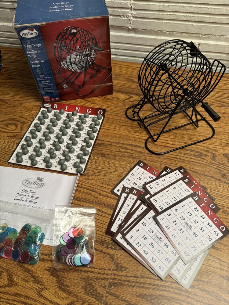 Pavilion Cage Bingo Complete in Original Box