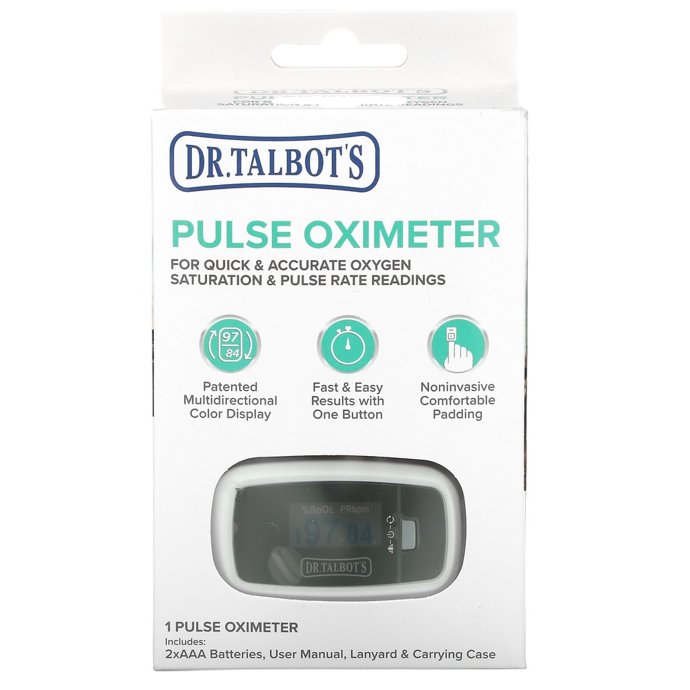 Pulse Oximeter, Black, 1 Pulse Oximeter