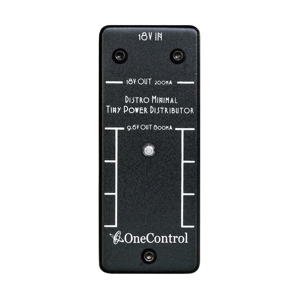 One Control Distro Minimal Pack Ultra-Compact Pedal Board Power Distributor w/Ca