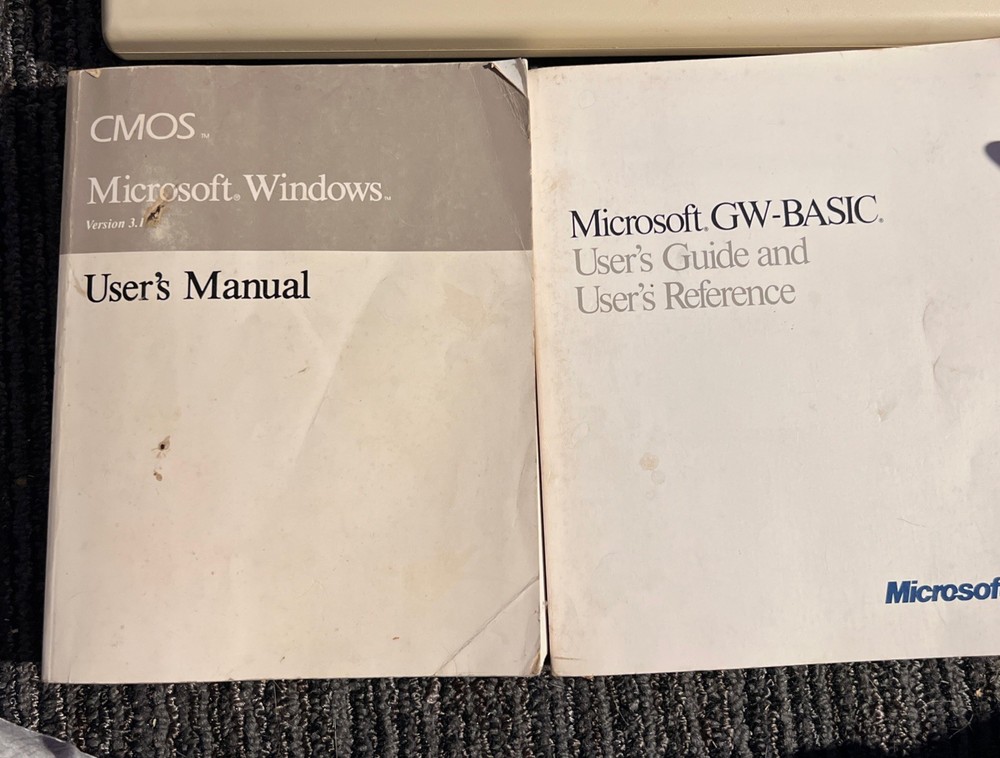 Microsoft GW-BASIC Interpreter User's Guide and Reference Computer Manual Book