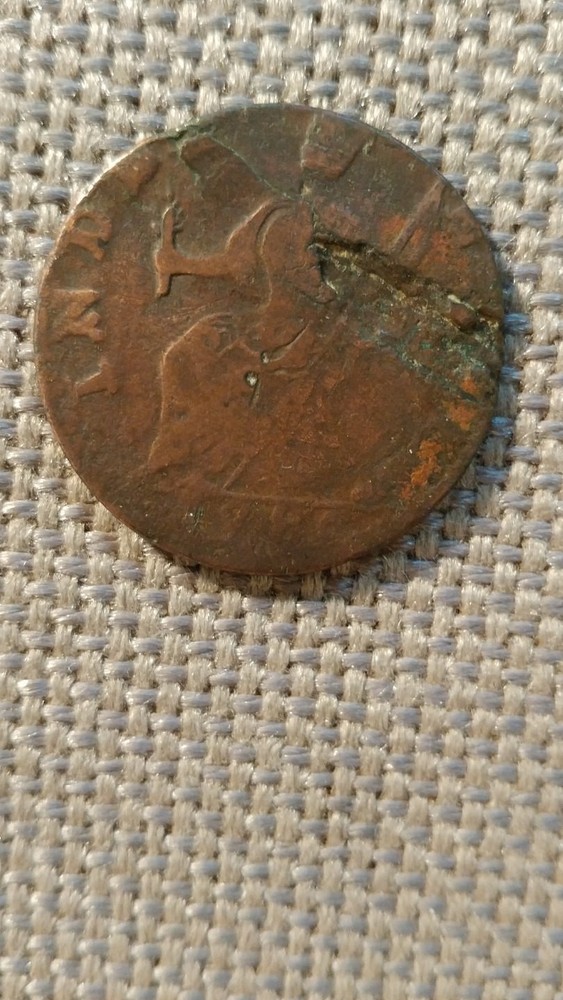 1786 Connecticut Copper, Mailed Bust Left, scarce Post Colonial